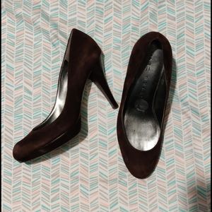 Marc Fisher size 7.5 dark brown 4" heels